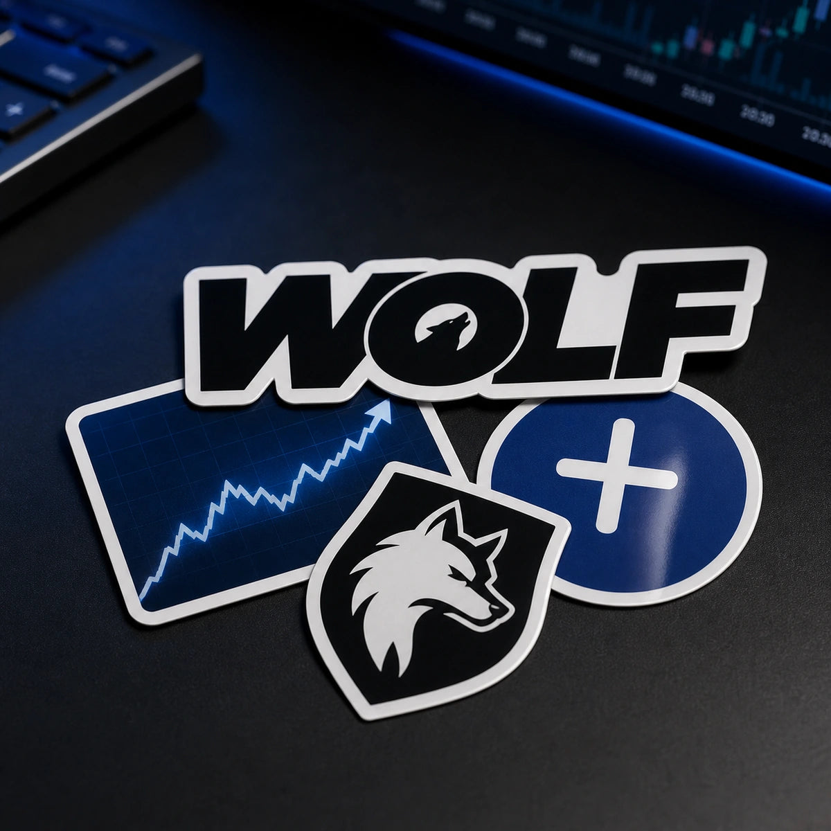 WOLF Desk Sticker Pack